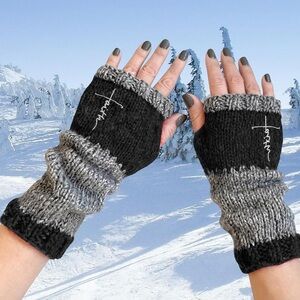 Faith Fingerless Knit Gloves
